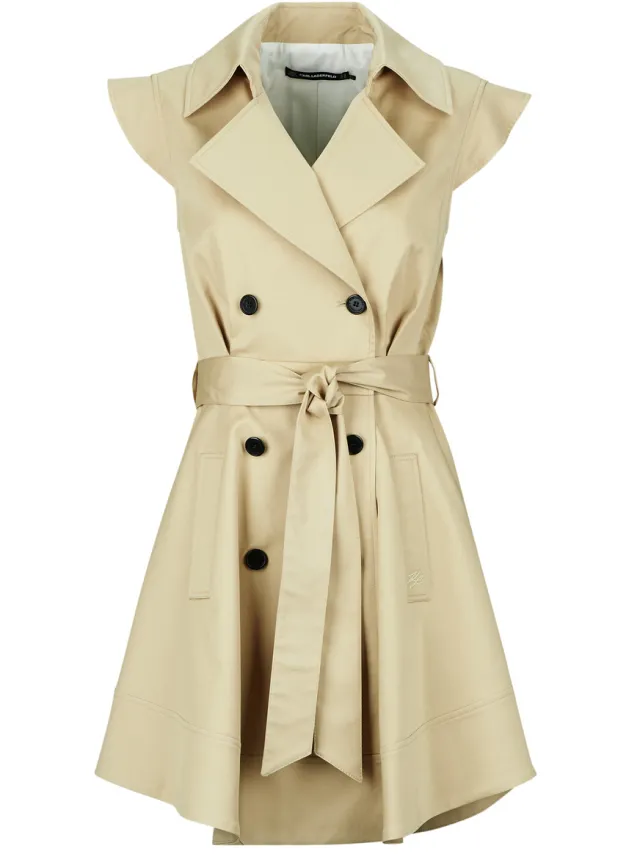 Karl Lagerfeld Korte Jurk Karl Lagerfeld DAY DRESS Beige
