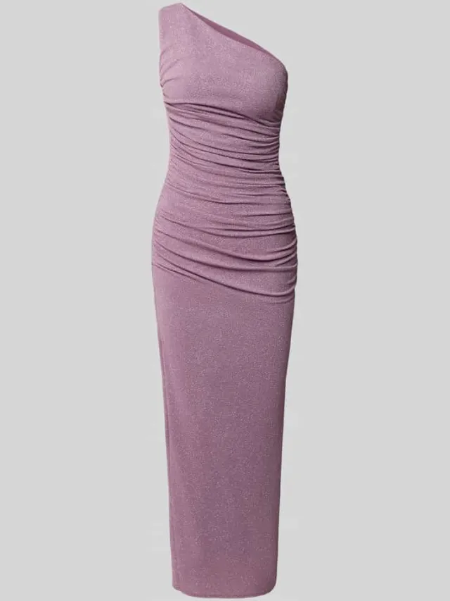 TROYDEN COLLECTION midi-jurk met zijsplit mauve, foto 2