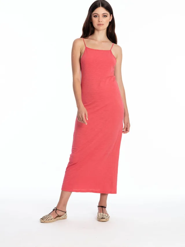 RAVENS VIEW IBIZA dames vegan Jurk Farah Flamingo Roze