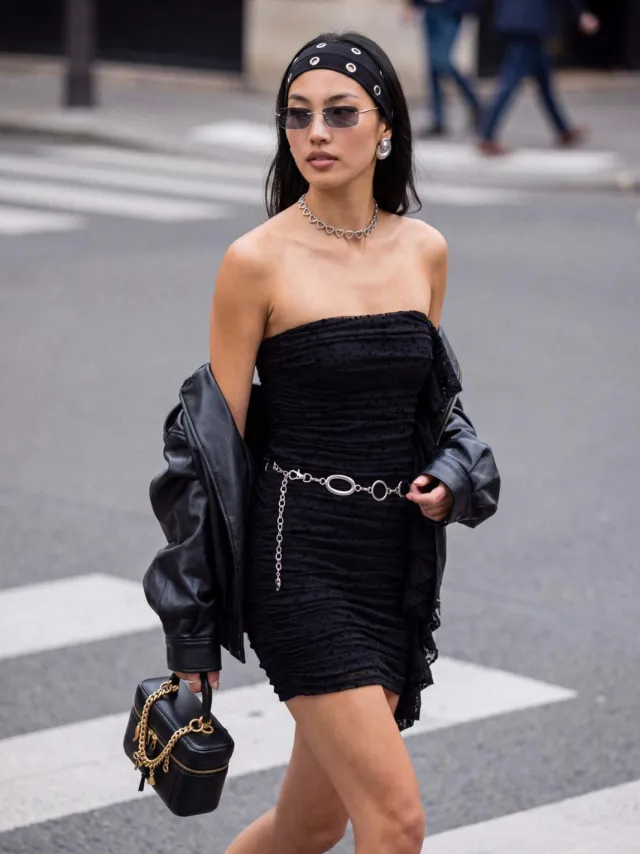 Trendyol TRENDYOLMİLLA Dames Zwart Stippen Kort / Mini Mouwloos Bodycon Jurken, foto 2