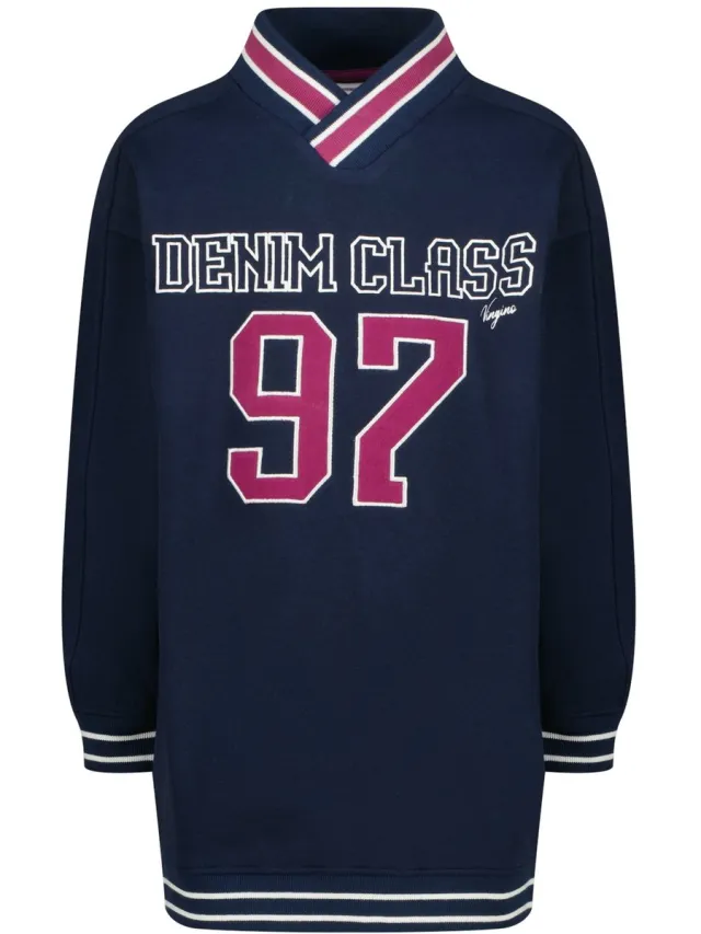 Vingino Pradine - Meisjes - Mini jurken Dark Blue