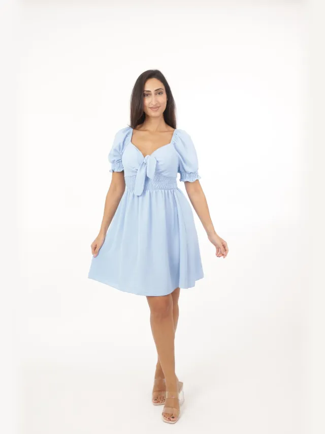 Elara Midikleid Hellblau
