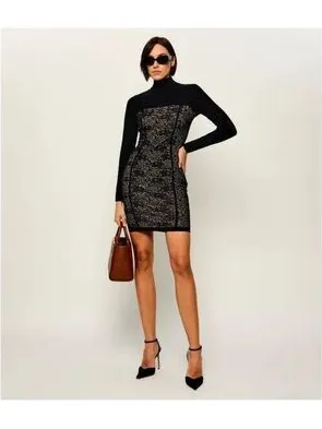 Elisabetta Franchi Jurk Elisabetta Franchi AM27Q66E2-FR9 Zwart