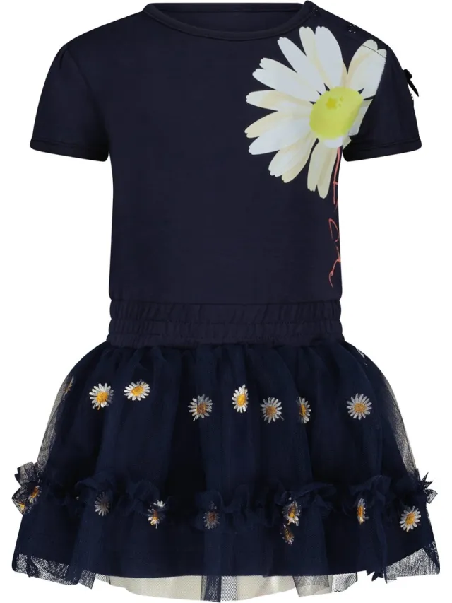 Le Chic Meisjes Jurkje SQUIDIE C302-7877 Donkerblauw
