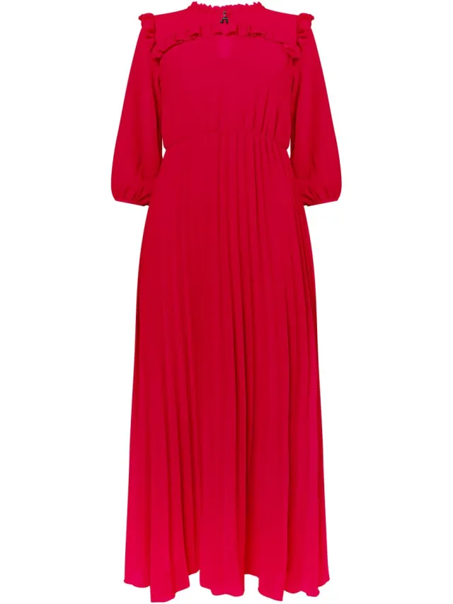 Faina Maxi jurk rood