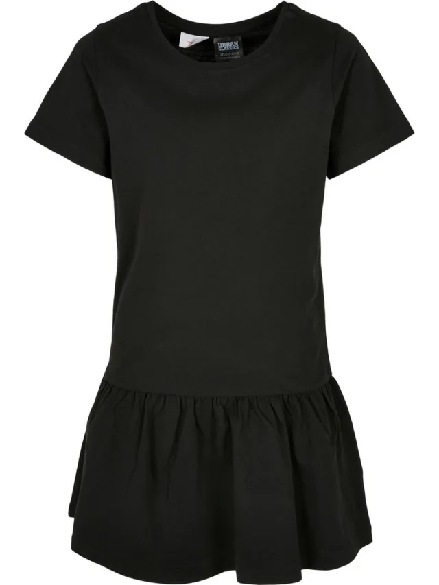 Urban Classics Girls Valance Tee Kinder Korte jurk - Kids 134/140 - Zwart