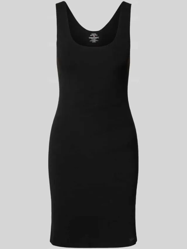 MAGIC Bodyfashion Thermo-mini-jurk met ronde hals zwart, foto 2