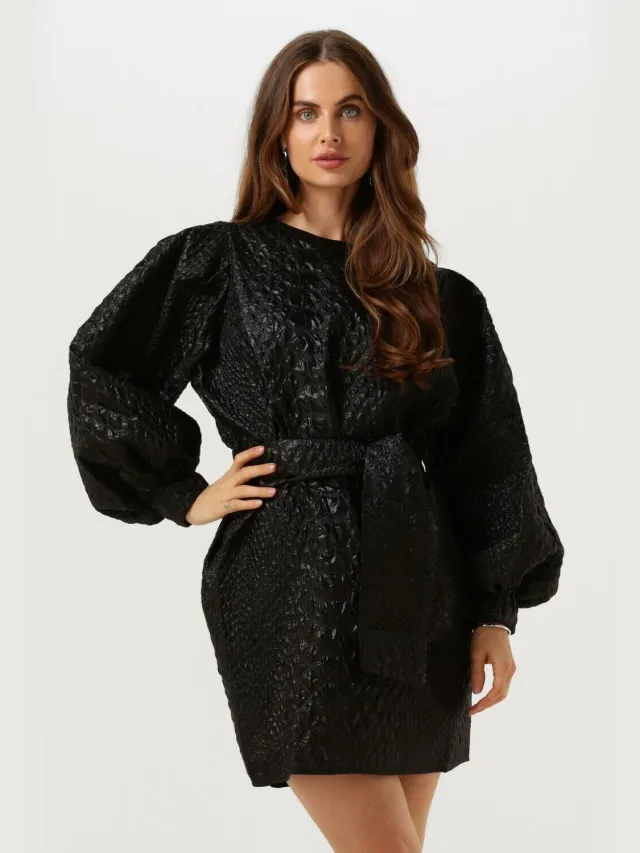 Notre-V Dames Jurken Nv-brigit Mini Dress - Zwart