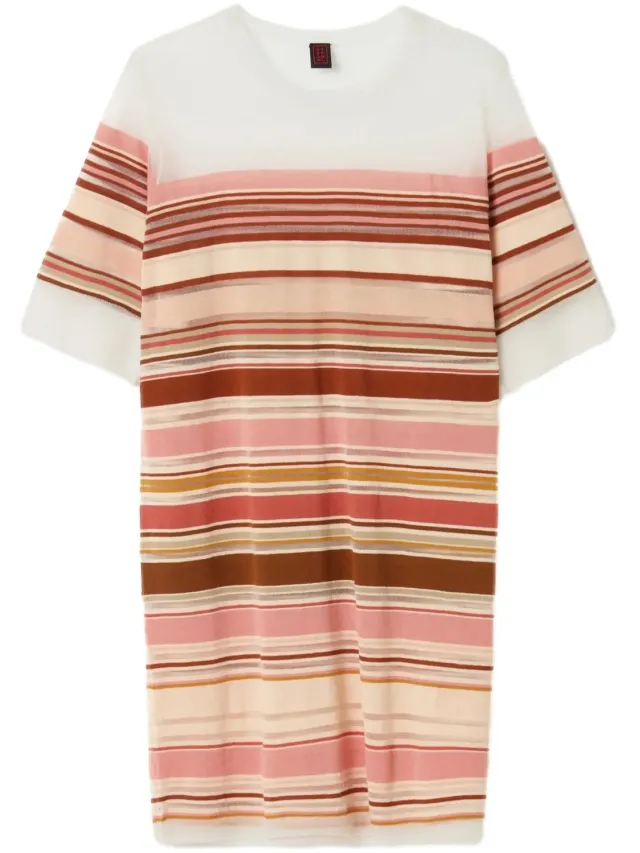 Stefanel Damesjurk Stefanel striped red