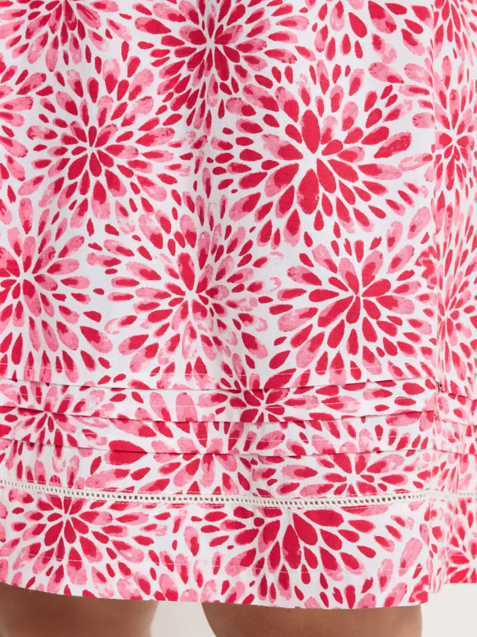 Yours Rode Bloemenprint Minijurk rood, foto 3