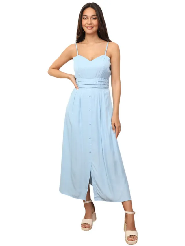 La Modeuse Jurk La Modeuse 70932_P166165 Blauw