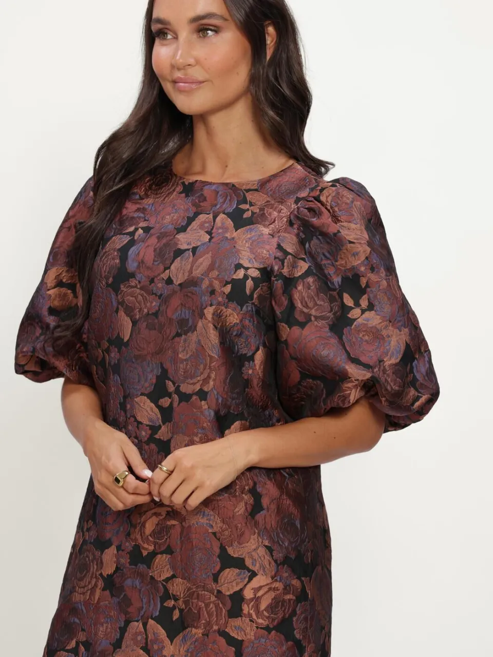 Notre-V Dames Jurken Nv-izette Brocade - Multi, foto 4
