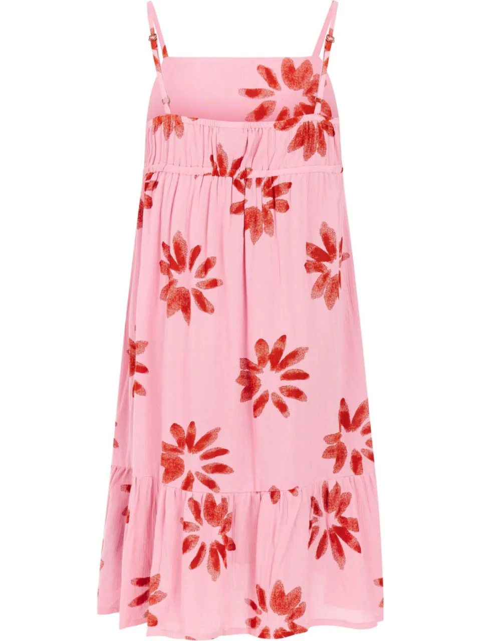 Protest gebloemde zomerjurk roze, foto 2