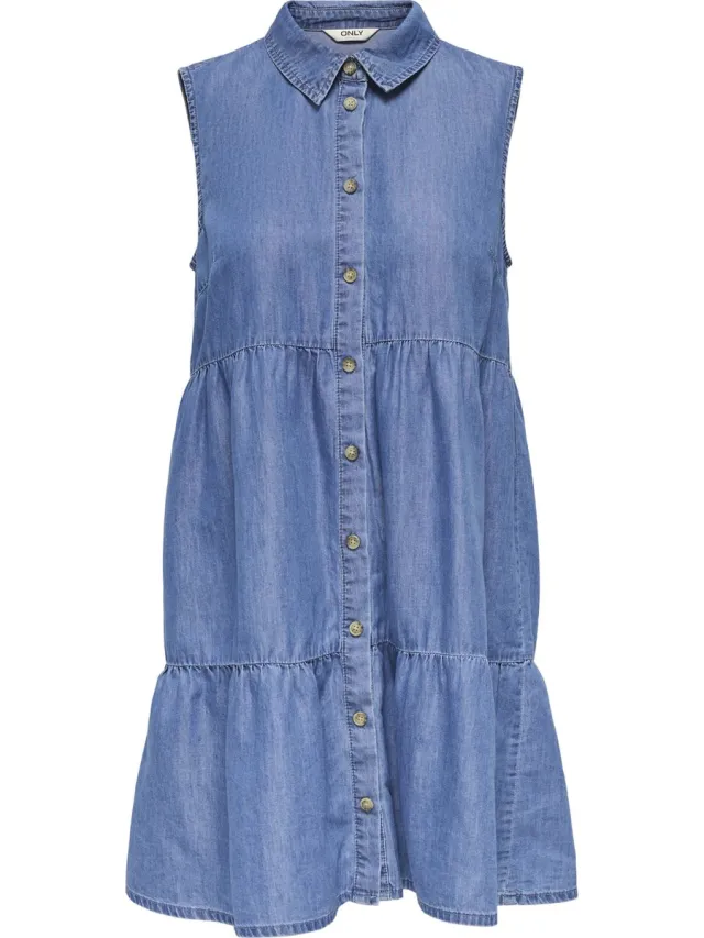 Only Carmakoma Jurk CARBEA Korte jurk blauw