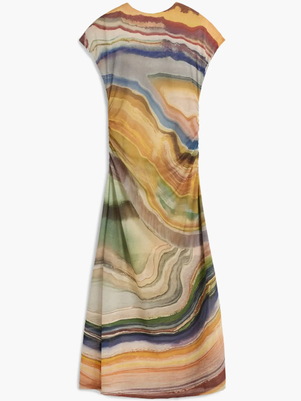 Desigual midi zomerjurk met print - meerkleurig multi, foto 2