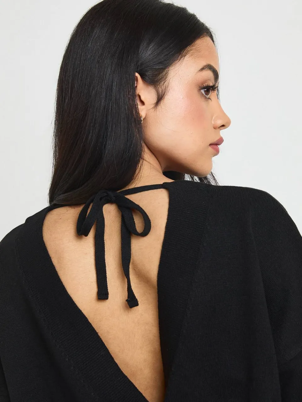 boohoo Dames Overslagjurk Mini zwart, foto 4