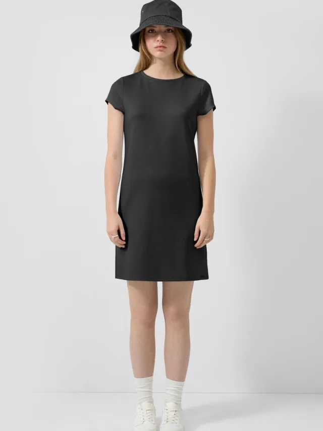 QS female - Jersey jurk zwart