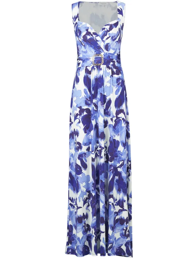 Morgan RKLASS maxijurk blauw