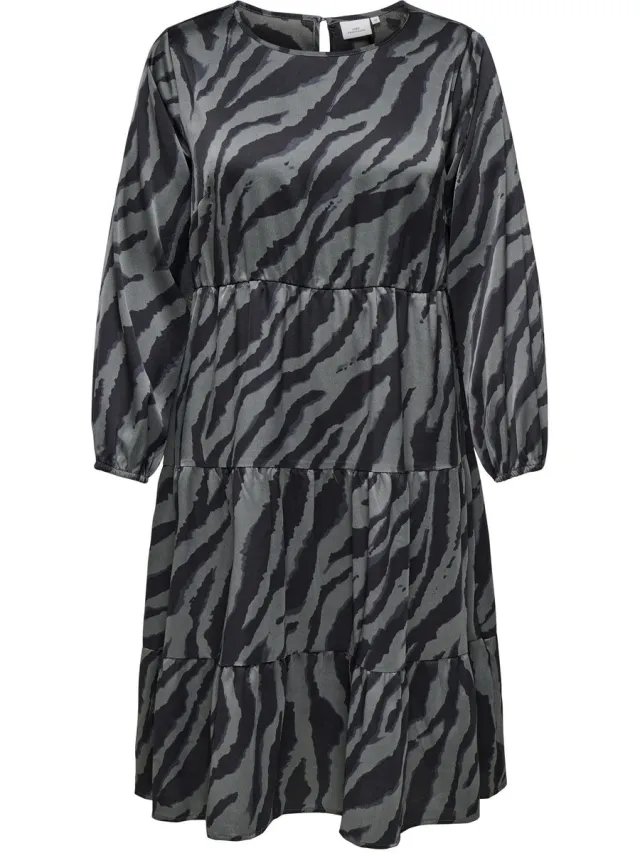 Only Carmakoma Jurk CARZORRA Midi-jurk Zwart