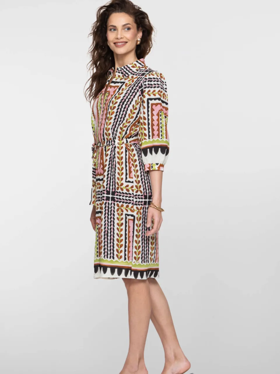 Geisha blousejurk multi, foto 3