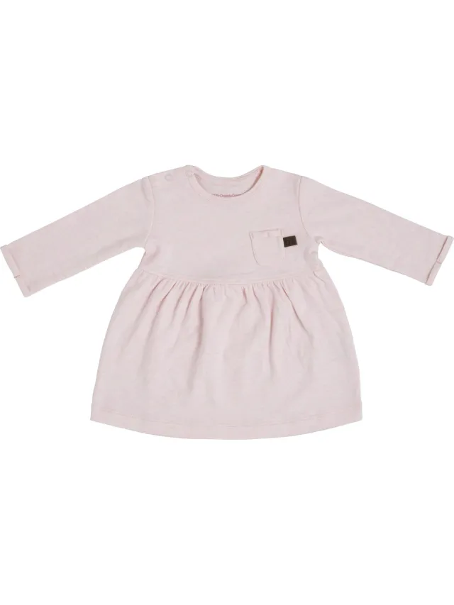 Baby's Only Jersey jurkje Melange - Classic Roze - 50 - 100% ecologisch katoen - GOTS