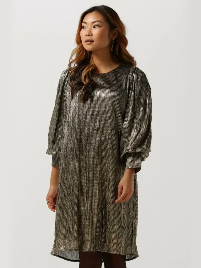 MINUS Dames Jurken Jamira Dress - Goud