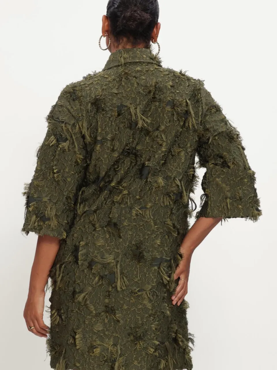 COPENHAGEN MUSE Dames Jurken Cmjany-dress - Donkergroen, foto 3