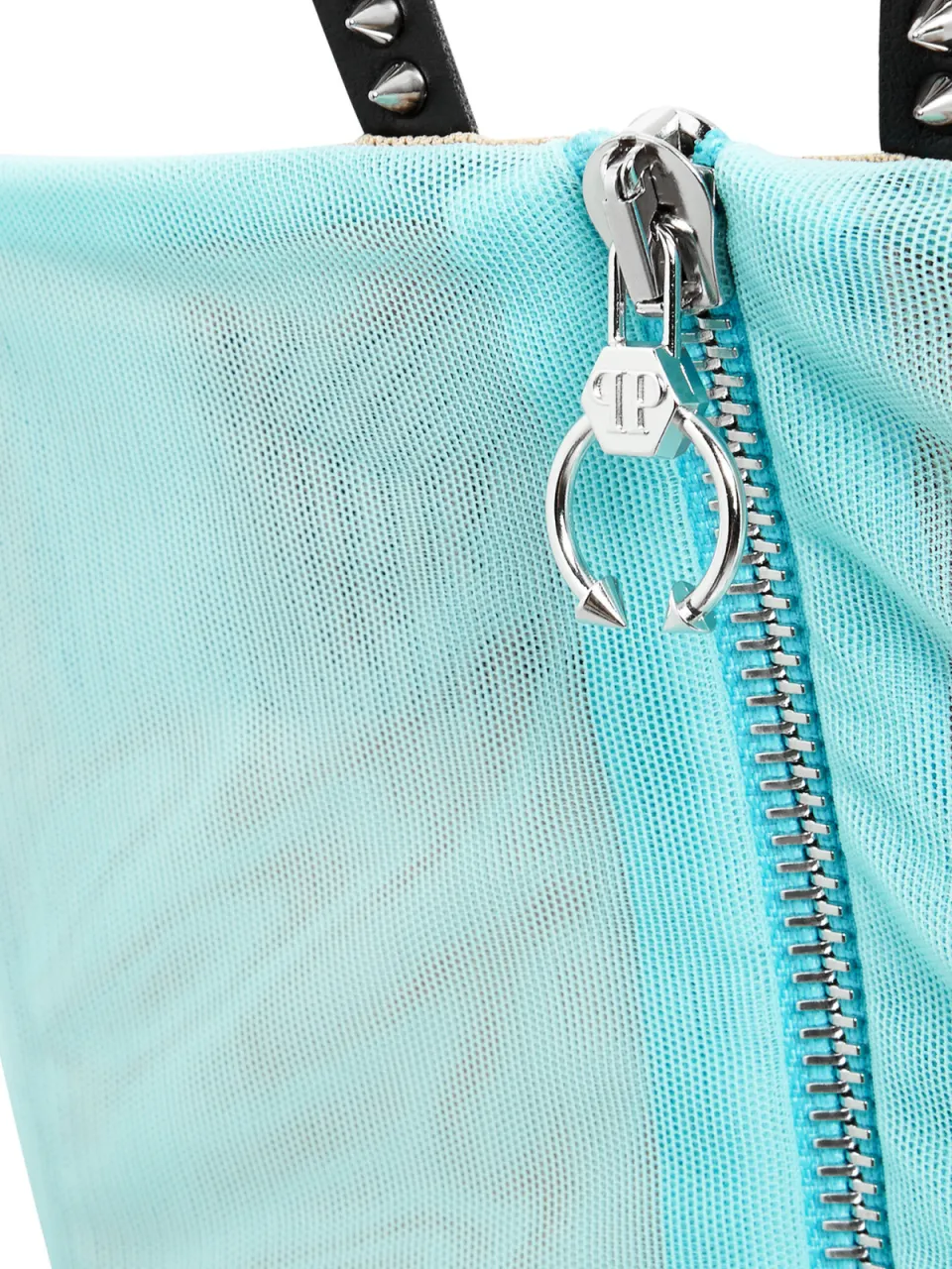 Philipp Plein Short Dress Studs turquoise, foto 2