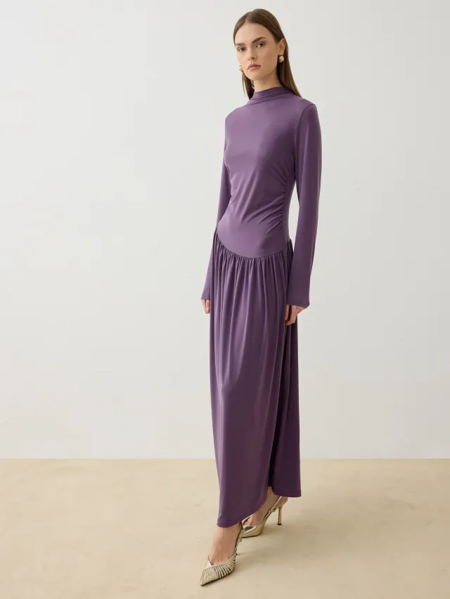 Refka Modest Dress Refka Paars