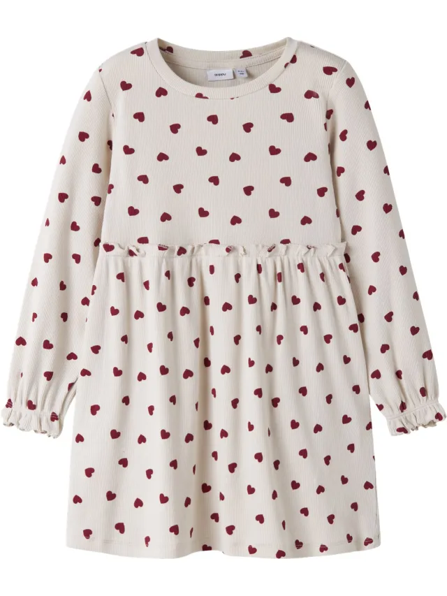 GUPPY GMFSIA LS RIB DRESS Meisjes Jurk Moonbeam
