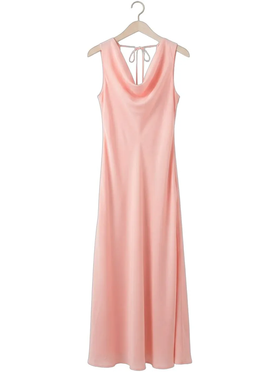 Y.A.S. YAS Dames Jurken Yasseranade Sl Long Dress - Lichtroze, foto 2