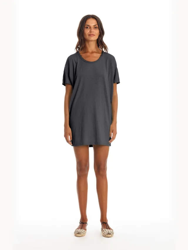 RAVENS VIEW IBIZA dames vegan Jurk Jane Lavablauw Donkerblauw
