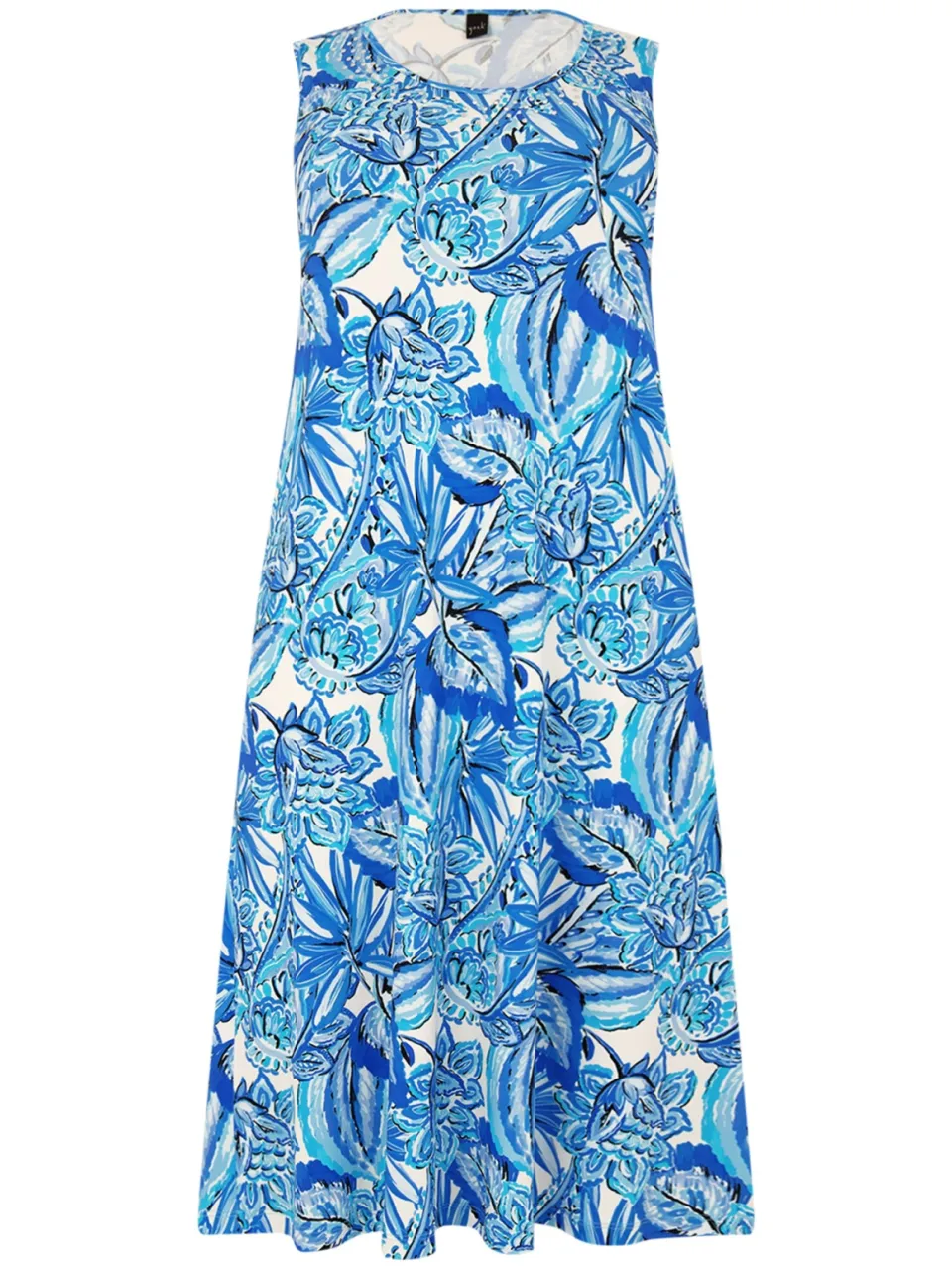 Yoek Jurk met strass | Blauw, foto 2