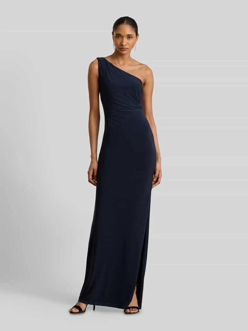 Lauren Ralph Lauren Nauwsluitende avondjurk met one-shoulderhals Donkerblauw