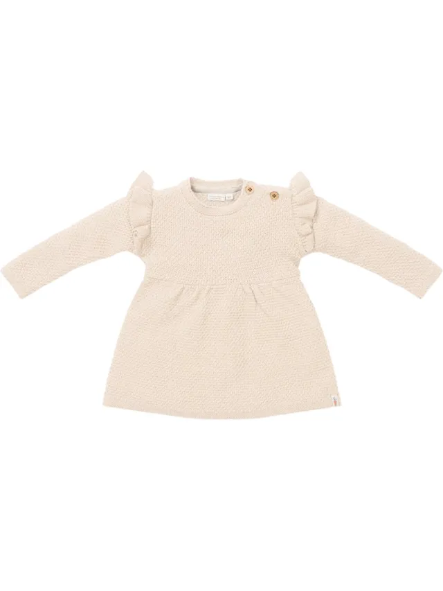 Little Dutch babyjurk ecru Zand