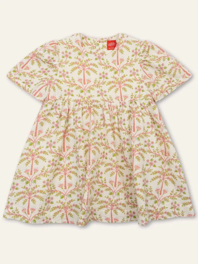 Oilily Downtown Jurk - Wit - 98/3T