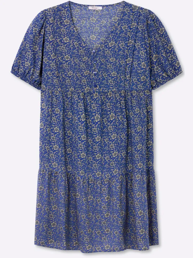 Tuniekjurk koningsblauw/sesam, foto 2