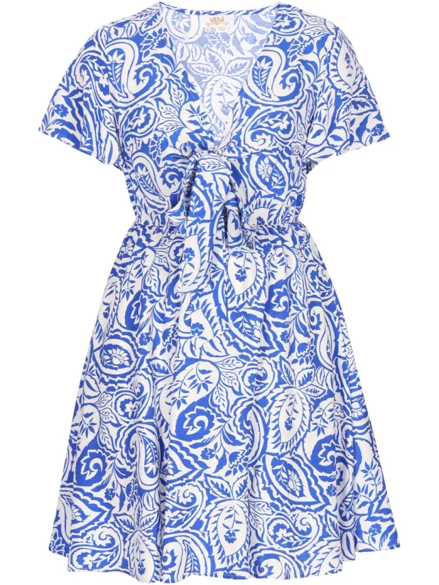 Usha Dress navy