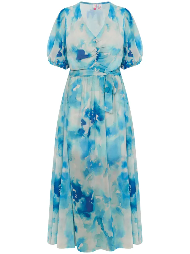IZIA Jurk Dames Blauw Veelkleurig, foto 2