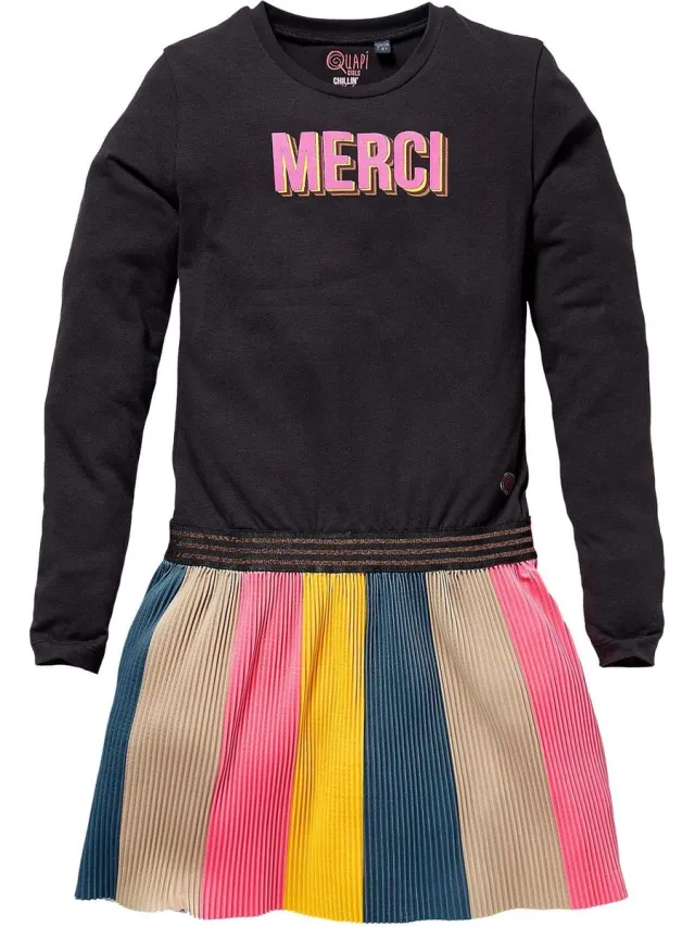 Quapi jurk Karen grey midnight