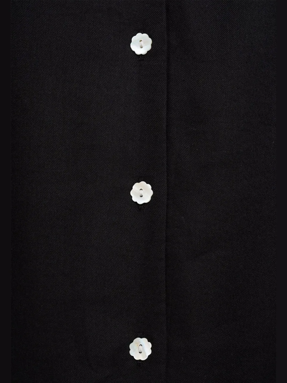 Yoek Jurk TWILL | Zwart, foto 3