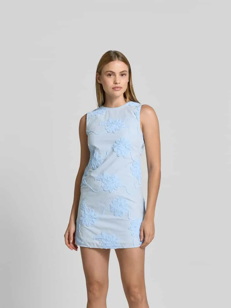 Rotate Mini-jurk met stretch Lichtblauw