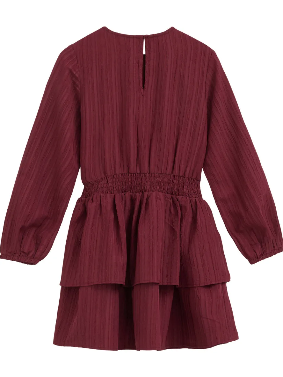WE Fashion korte jurk donkerrood, foto 4
