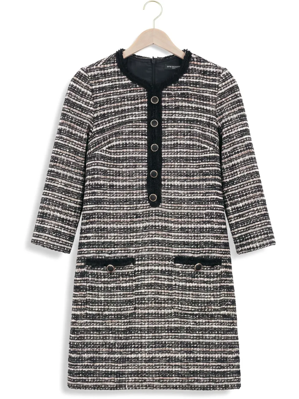 Ana Alcazar Dames Jurken Dress Pocket - Zwart, foto 2