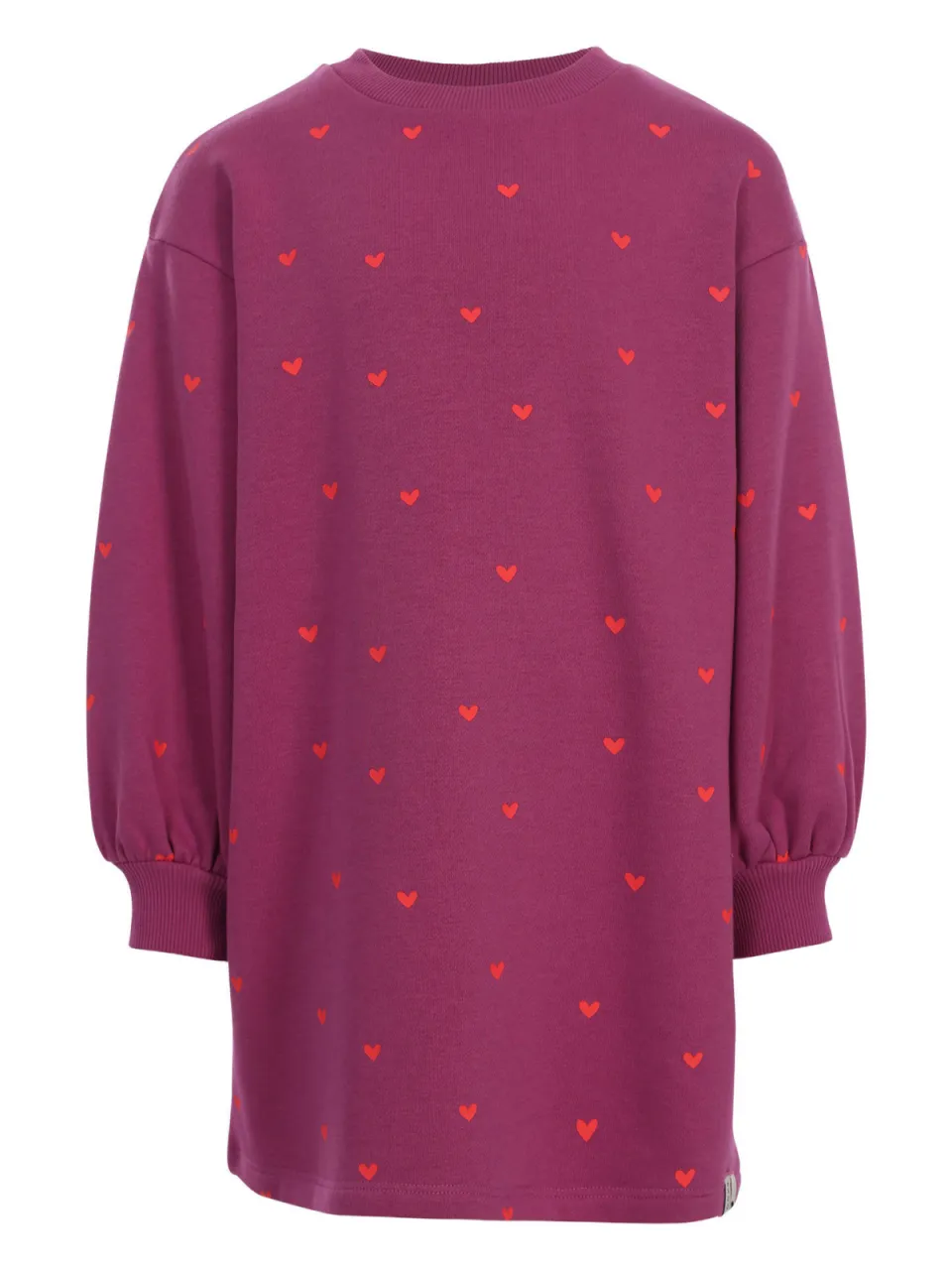 LOOXS little sweatjurk met hartjes - paars, foto 2