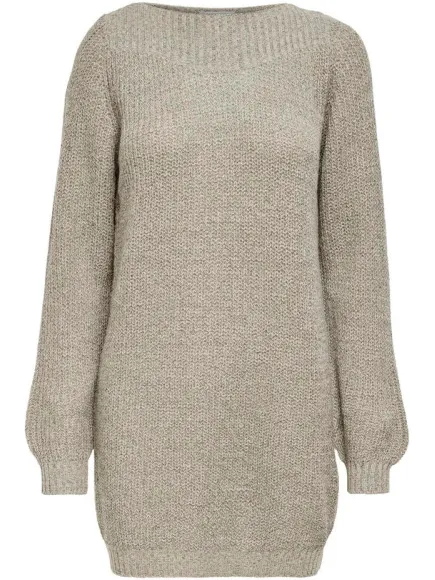 Jacqueline De Yong Whitney megan l/s boat dress grijs, foto 2