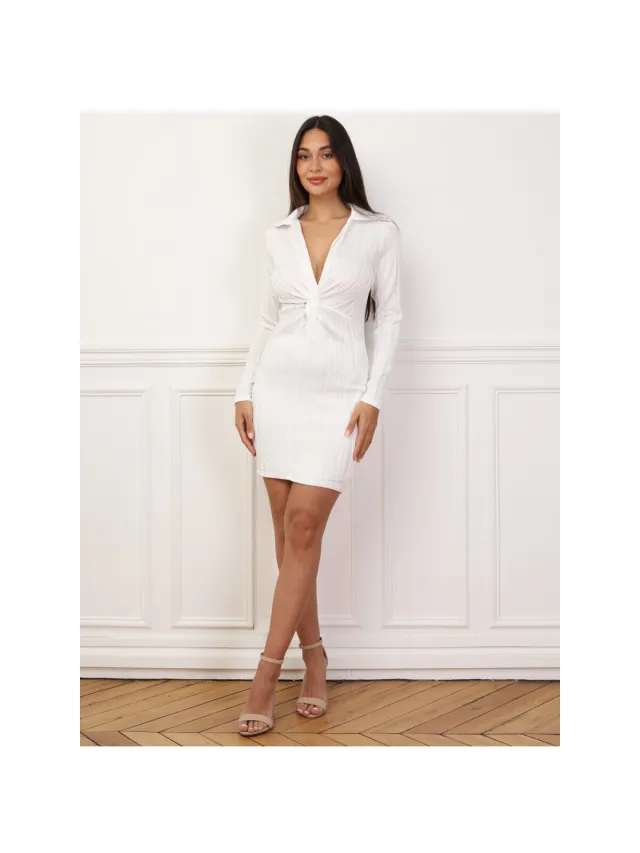 La Modeuse Jurk La Modeuse 71315_P167612 Wit