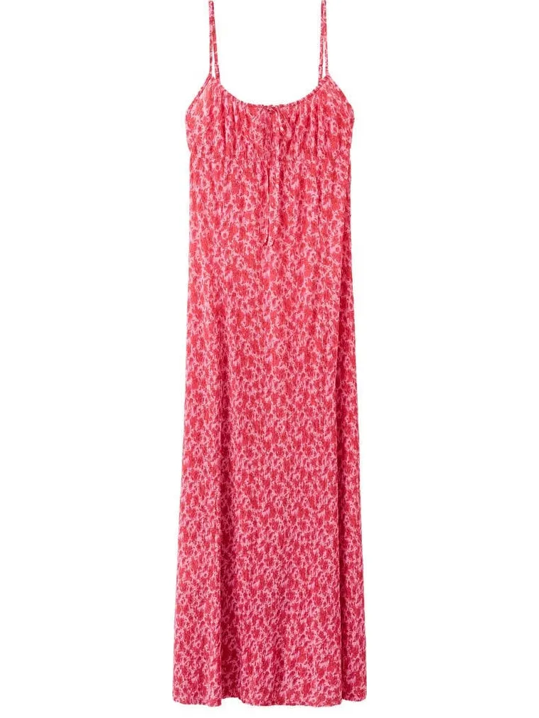Mango zomerjurk met print - rood, foto 2