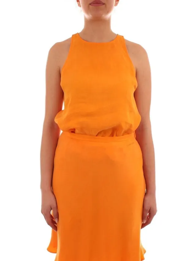 Calvin Klein Jurk Calvin Klein Jeans K20K203789 Oranje