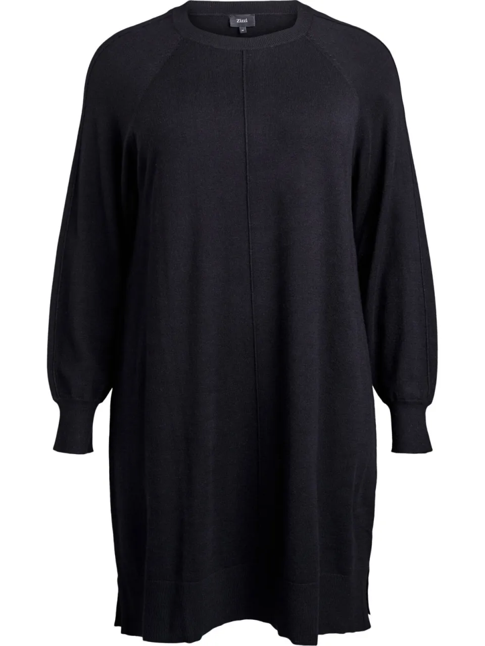 Zizzi Plus Size gebreide jurk - zwart, foto 2